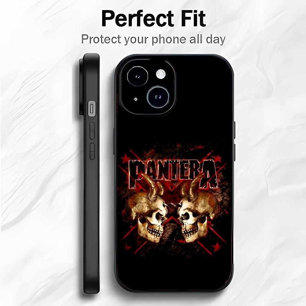 Heavy Metal Band P-Pantera Phone Case Phone Case Soft Packaging Lightweight For iPhone17 16 15 14 13ProMax