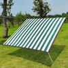 Lilang Dark Green & White Striped Sun Shade Net