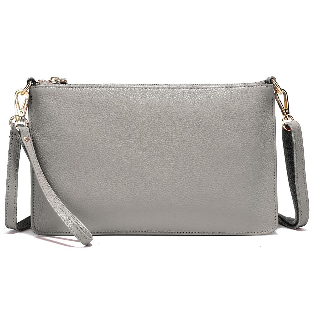 Zency Kvinner Skulderveske Myk Skinn Håndveske Clutch