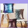 Luxurious Sequin Pillow Cover Double-sided Reversible Meteor Shower Design For Sofa Or Bedroom Decor