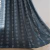 Curtain finished product simple flower print book navy blue semi-blackout balcony blackout curtain direct supply