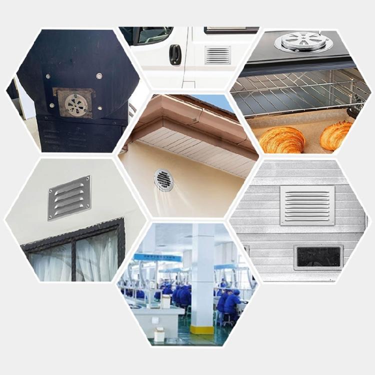 Marine Round Louvered Air Vent Stainless Steel Ventilation Louver For Boats Ships And Yachts With Smooth Surfaces