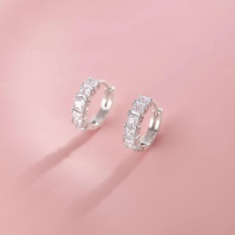 925 Sterling Silver Hoop Earrings: 2025 Modern Niche Design - Elegant & Luxurious for Women