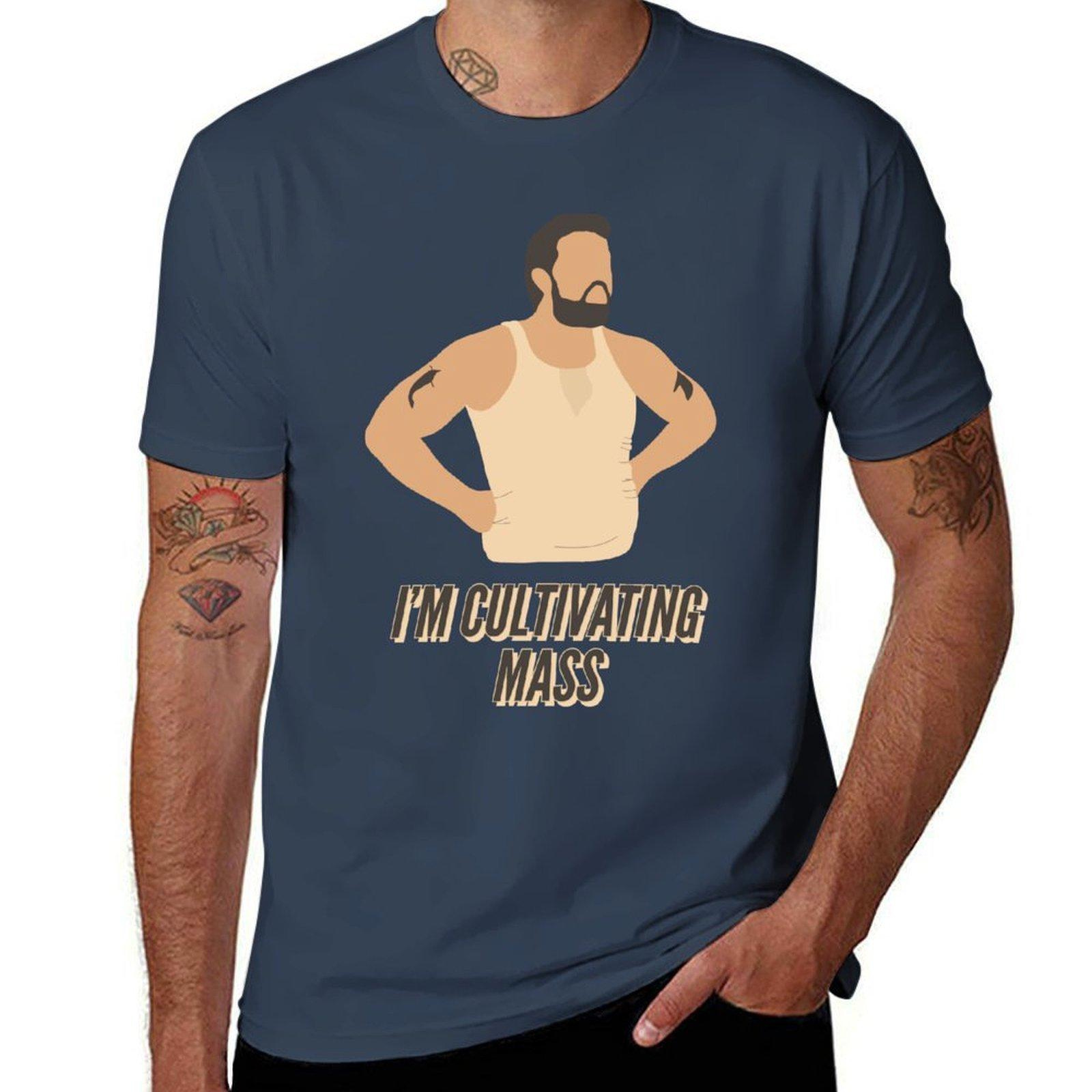 Im Not Fat Im Cultivating Mass Tshirt Nonshrink Basic Cotton Tshirt S