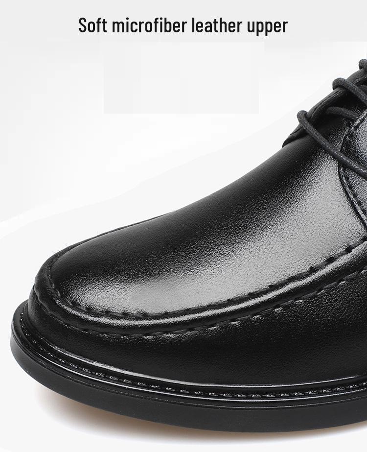 Men's Leather Cross-Strap Height-Increasing Shoes, 8CM Elevation, Stylish Formal/Casual, Large Size, Wedding-Ready