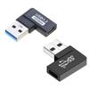 Adattatore di Estensione Angolato a 90 Gradi da USB 3.0 Maschio a Tipo C Femmina Connettore USB C Verso l'Alto/Basso 10 Gbps per Laptop