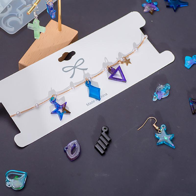 1PC DIY Butterfly Pendant Grinding Tool Love Earrings Silicone Earrings Silicone Mold Jewelry Handmade