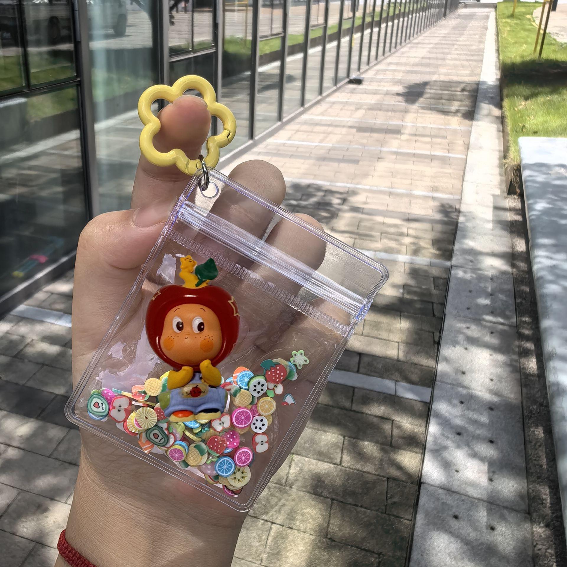 Star Man Doll Cute Keychain Cute Cartoon Flower Key Pendant Pendant Backpack Pendant Pendant