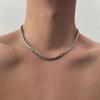2026 Necklace Men's High-end Sense Niche Collarbone Chain Trendy Brand Versatile Accessories Non-fading Cuban Chain
