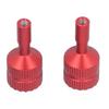 2PCS RC Joystick Aluminium Alloy Detachable Remote Control Thumb Rocker for Mini3 Pro Red