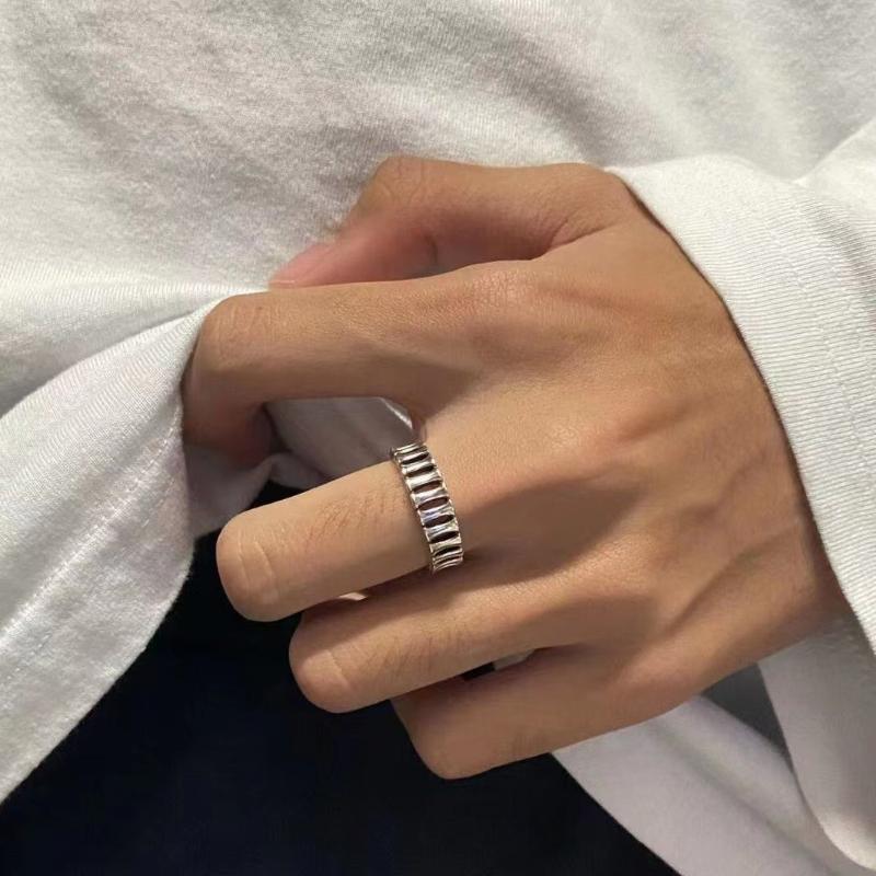 Ring Men's Ins Niche Design Cold Wind Men's Opening Adjustable Single Ring Ring