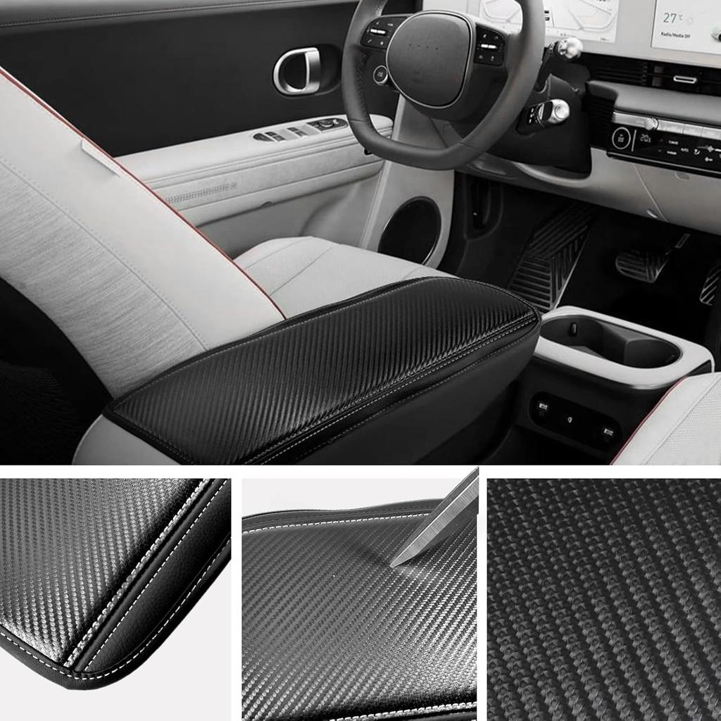 SXCY para 2022-2025 2026 Ioniq 5 Capa para Apoio de Braço para 2023 2024 2025 2026 Hyundai Ioniq 5 Acessórios Capa para Console Central para 2025 2026 Ioniq 5 Apoio de Braço