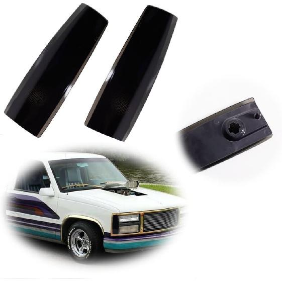 

Clear Lens Front Side Marker Corner Lights Housing Assembly For 1988 1989 1990 1991 1992 1993 GMC Suburban Sierra C1500 C2500 C3500 K1500 K2500 K3500 Smoked Lens Housing
