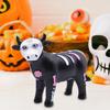 Halloween Elephant Cow Figurine Hand-painted Animal Resin Statue Sculpture Home Office Desktop Bookshelf Decoration Holiday Party Ornament