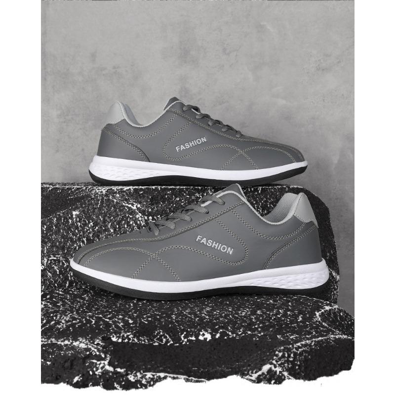 Große Leder Leichte Wasserdichte Board Schuhe, Lässige Studenten Laufschuhe, Herren- und Jugendsportschuhe