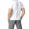 Emporio Armani Logo Print Crew Neck Short Sleeve T-Shirt Men Tops White 3GPT08-PJ03Z-1100