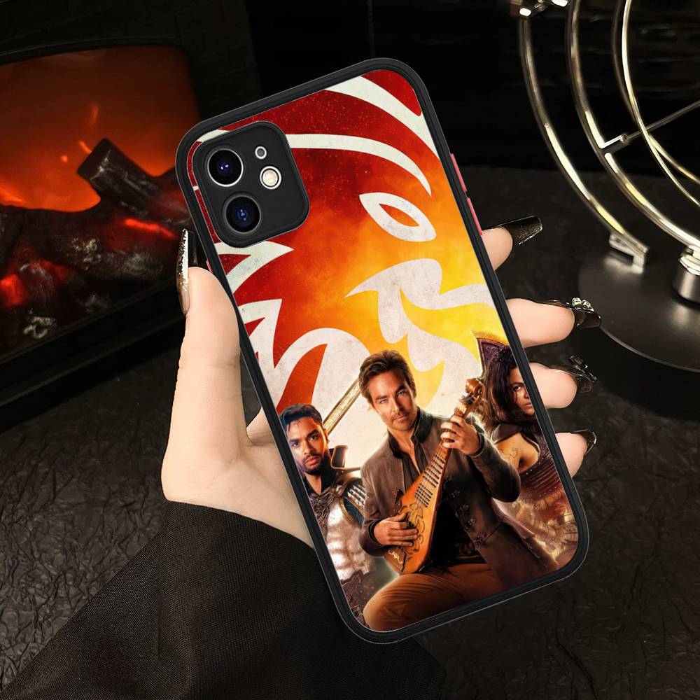 Fantasy Movie D-Dungeons D-Dragons Phone Case For IPhone 16 15 14 Plus 15 13 12 11 Pro Max X XS MAX Matte Cover