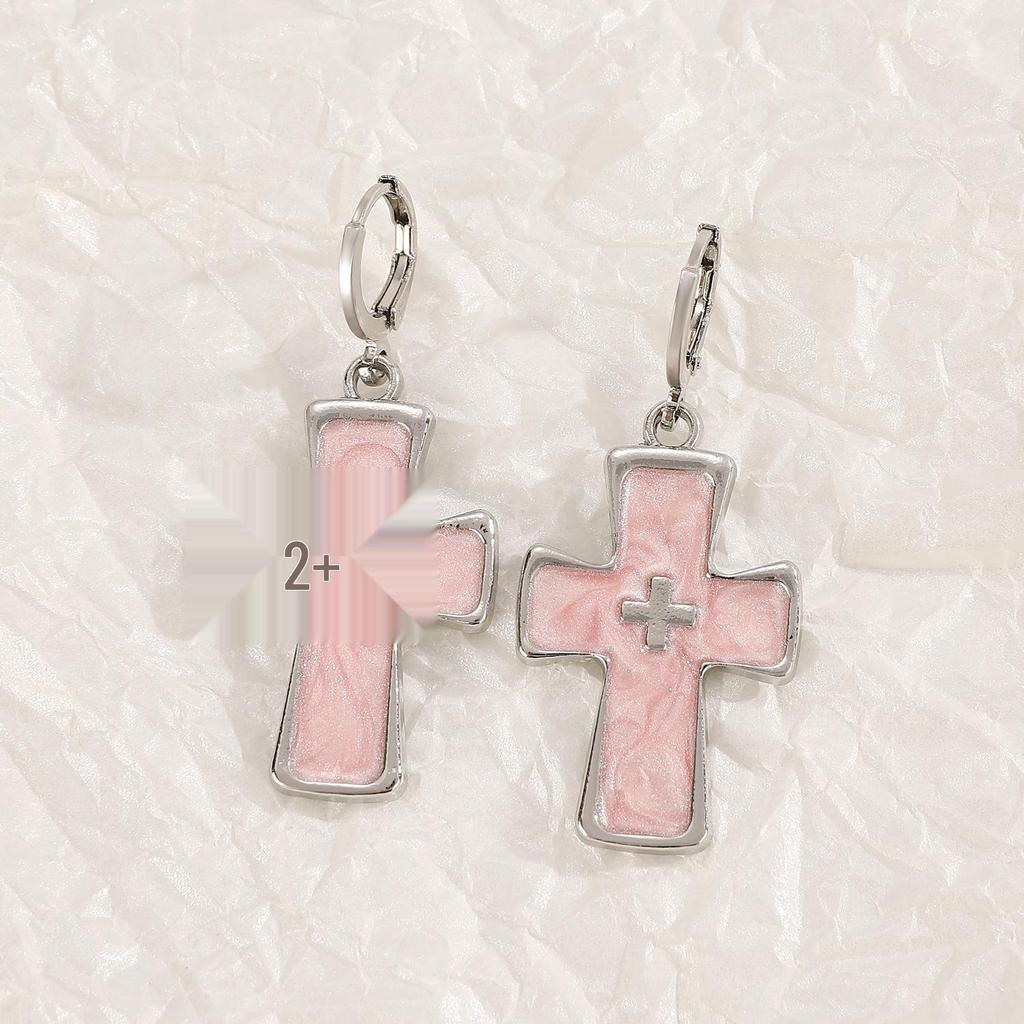 Unisex Silver Crystal Earrings: Classic Hip Hop Party Jewelry Gift