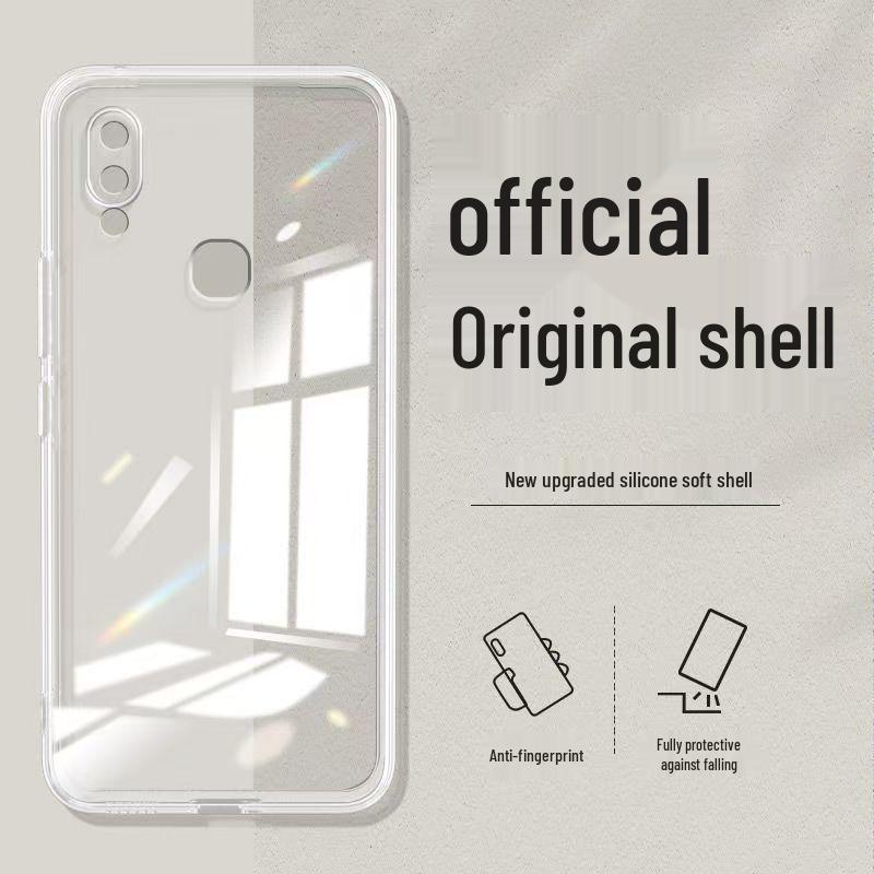 Compatible with Vivo X21 Rear Fingerprint, Solid Color Rubik's Cube Design, Liquid Silicone, Drop-Proof, All-Inclusive Soft Case