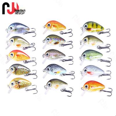 5-częściowy zestaw woblerów do rockfish w pudełku 2,7CM-1,5G Przynęta sztuczna - Mała gruba ryba symulowana