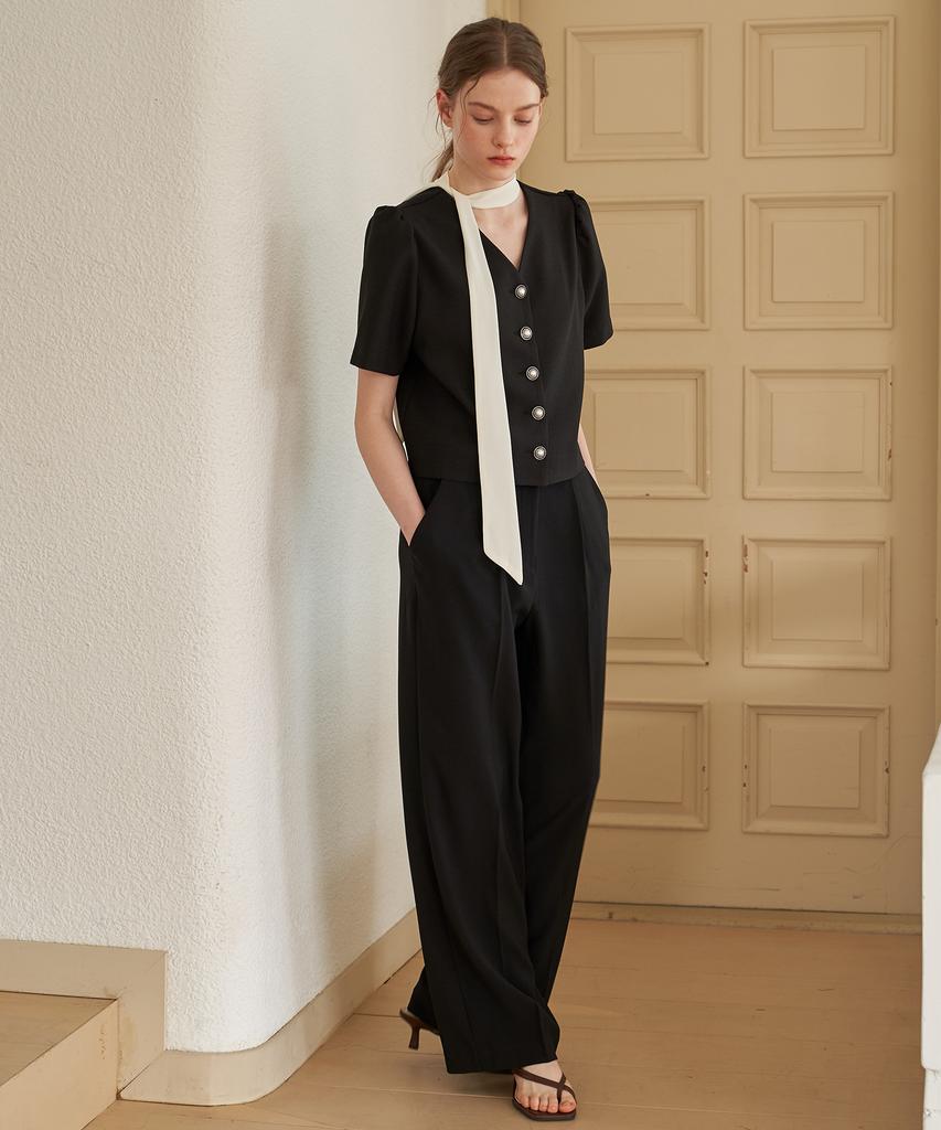 Peullobeu Classic Fit Pants (Bk)