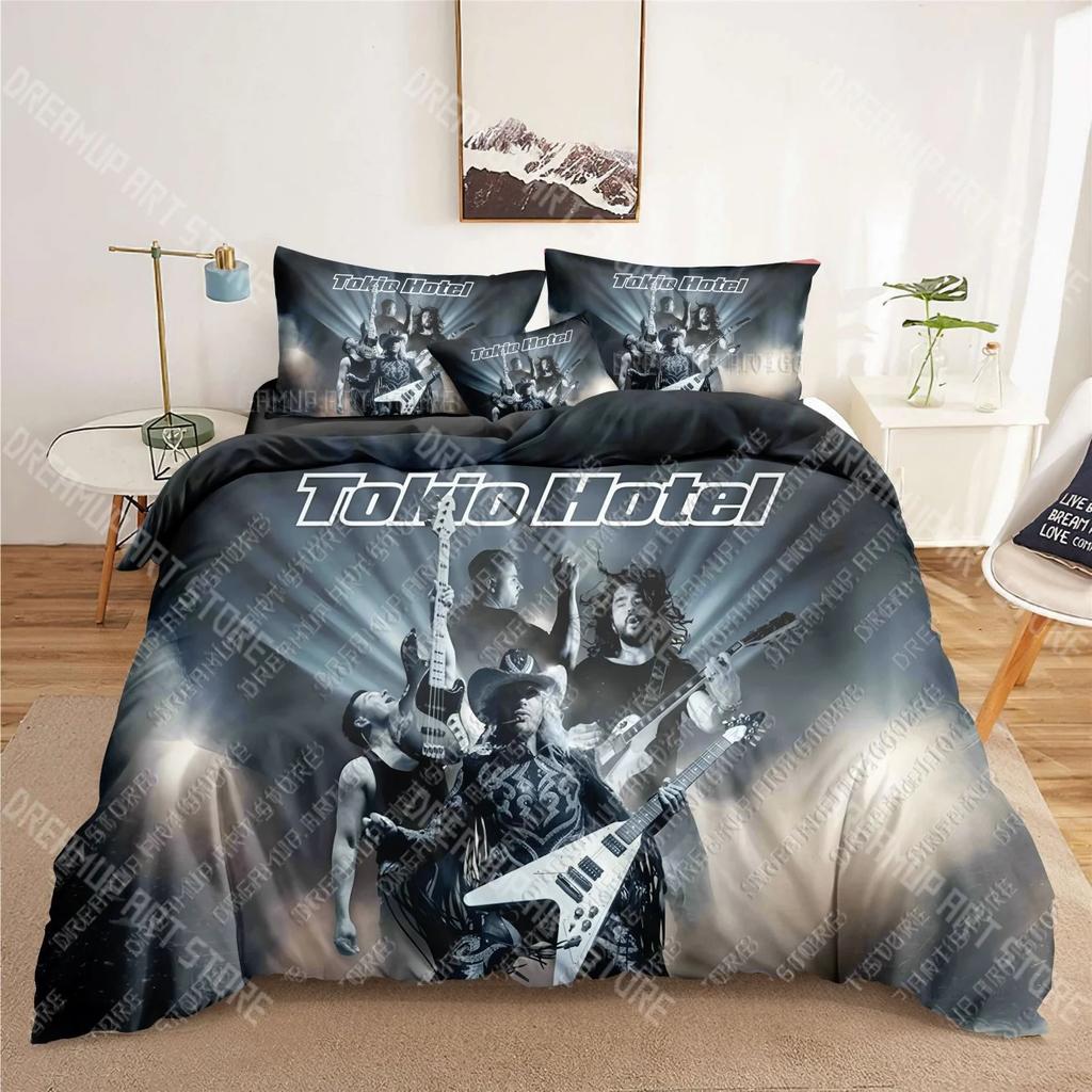 Tokyo Hotel 3D Bedding Sets Print Duvet Cover Adults_ Children Bed Comforter Birthday Gift Dropshipping