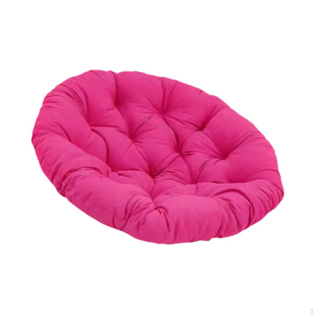 Circular Chair Cushion for Floor Use, Pet-Friendly Pad Hanging Basket Chairs, Seat
