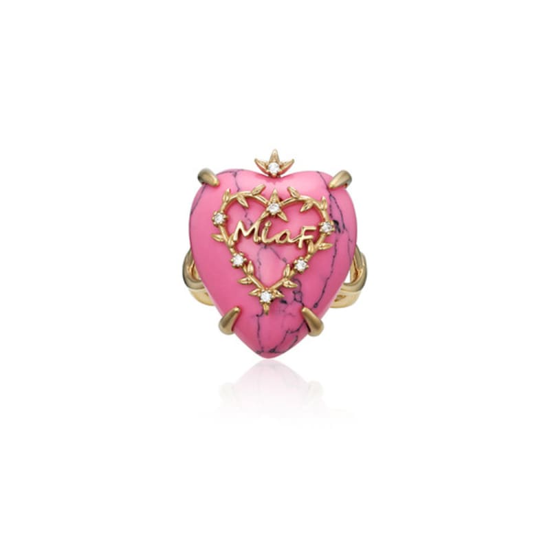 MIAF Heybongbong Pink Open Ring MF053R