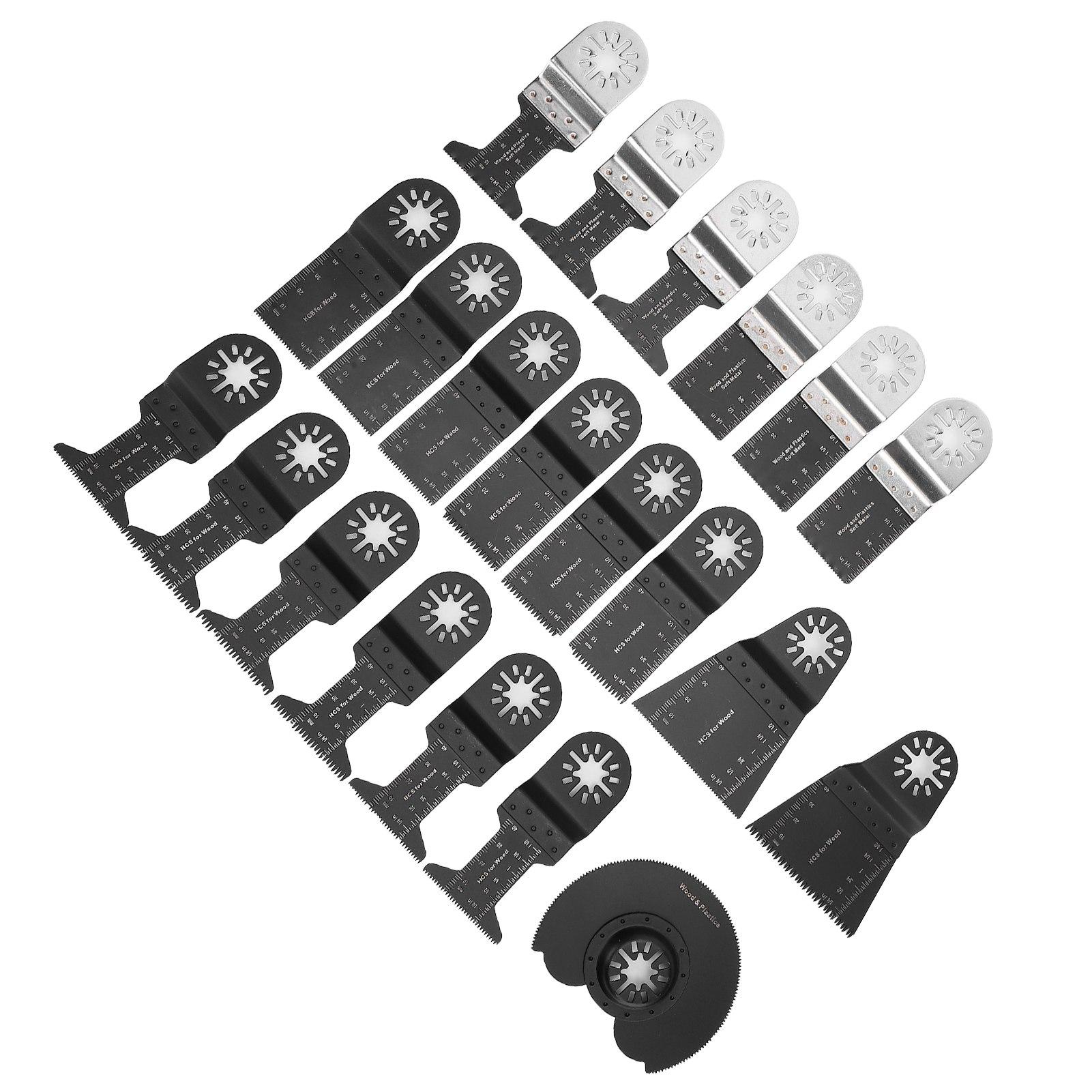 

21 шт. набор осциллирующих пильных полотен из высокоуглеродистой стали для резки плитки, затирки швов