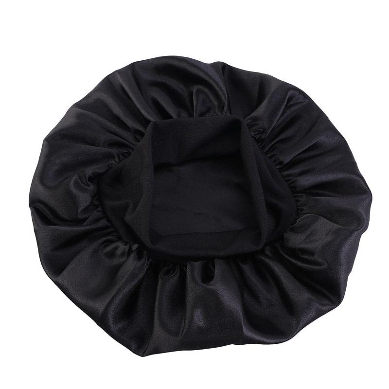 Children's candy-colored elastic headband round hat, nightcap, comfortable and breathable baby hair care hat, shower cap K-21