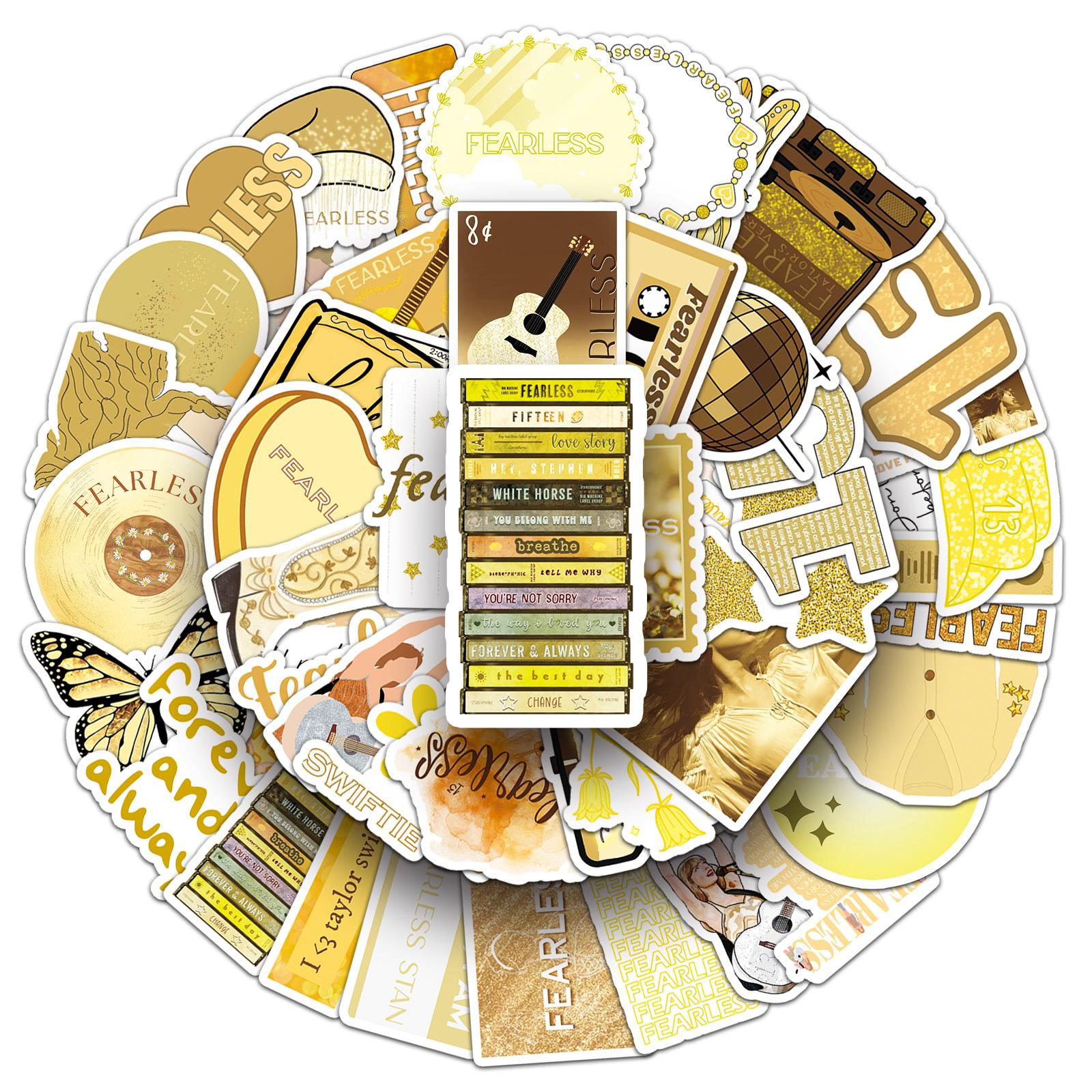 

Веселый набор наклеек для украшения бутылок для воды, багажа, ноутбука и чехла для телефона One Size