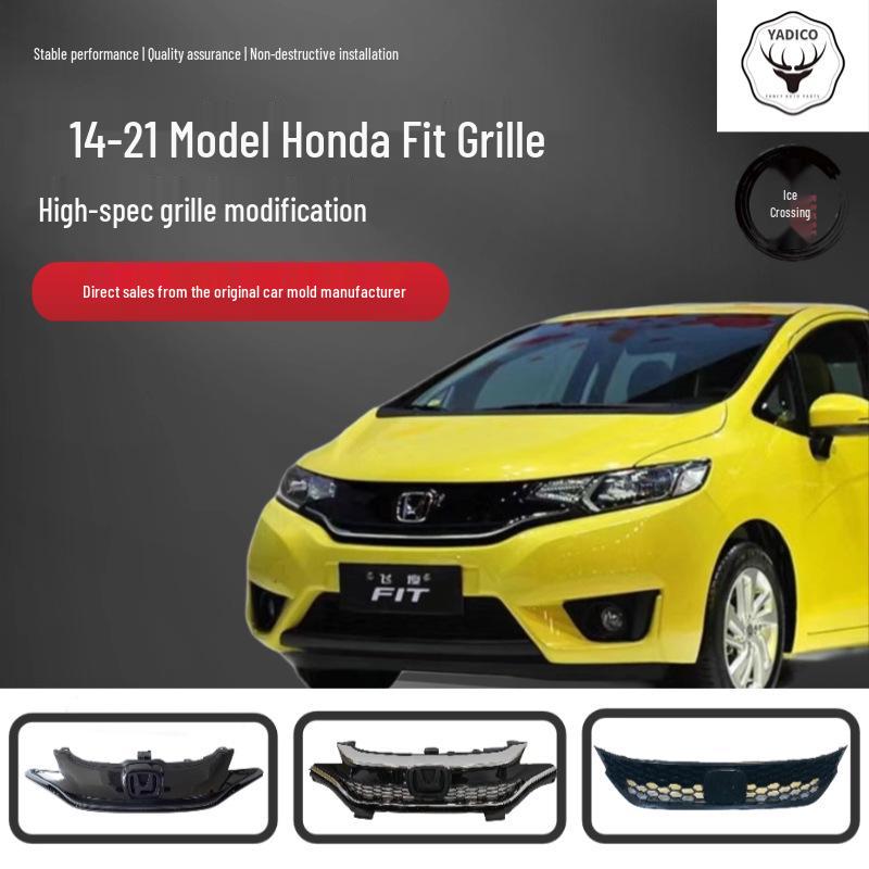 Compatible Grille Accessories for Honda Fit Models 2014-2024 (OE 71201-TZR-H01)