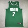 Boston Celtics Basketball Jersey Tatum 0 Brown 33 Retro Embroidered Graffiti Sport Top Men Women Unisex Team Shirt