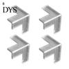 Furniture Corner Protector 4Pcs Table Guard Transparent Baby Safety Silicone L Type Edge Cover T Fan Children Protection Home Supplies