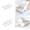 Stainless Steel Bowl Plate Drying Rack Dish Drainer Multipurpose Kitchen Storage Organizer Space Saving Sink Accessory