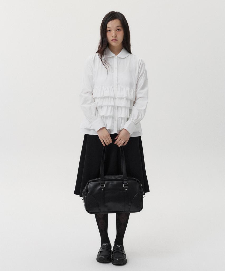 Ohesio Cancan Frill Blouse, White