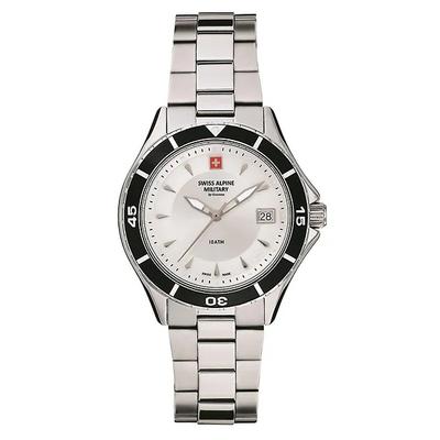Aquatech Ladies Stainless Steel Silver Dial Quartz 7740.1132 100M Women's Watch