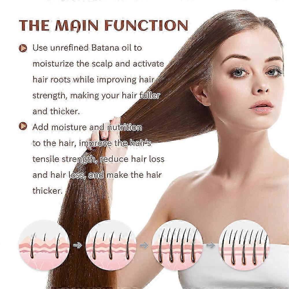 Batana Oil For Hair Growth, Unrefined Batana Oil, For Healthier Thicker Fuller Hair, Batana Oil Organic