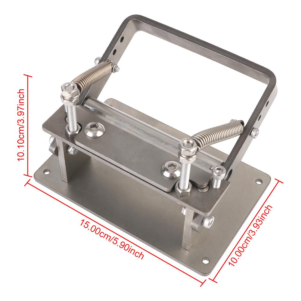 Leather Thinning Machine with 10 Blades Leather Skiver Splitter Leather Paring Device Practical Adjustable Strap Cutting Tool