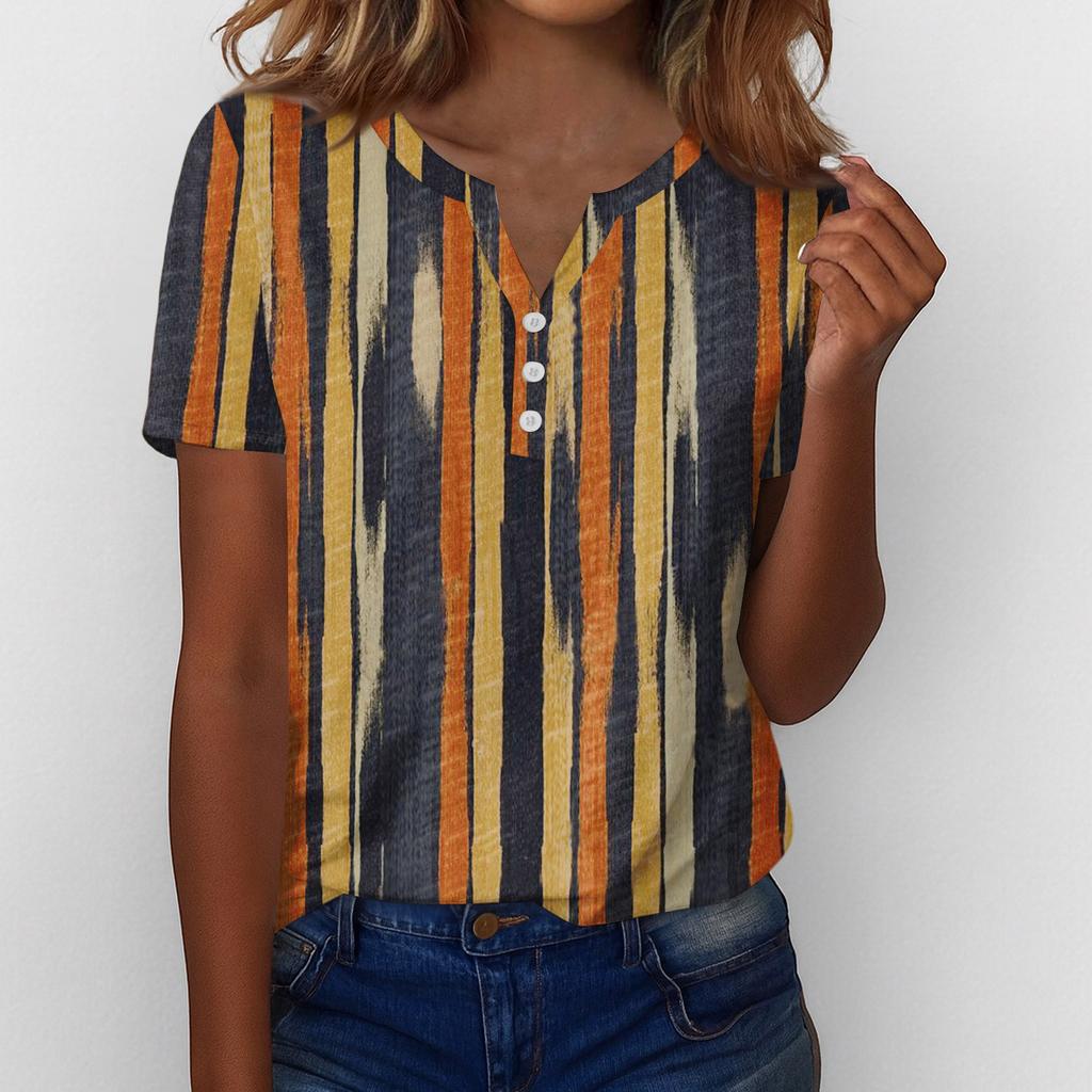 Summer Tops For Women Button Down Blouses For Women Dressy Casual V Neck T Shirts