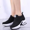 Fashion Round Foot Increase Height Sneakers Basketball High Heel Sports Shoes Women's Platform Sports Shoes College Wholesale