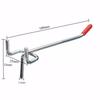 1Pcs Storage Rack Hole Board Hook Steel Hardware Tool Oblique Hanger Wall Mount 5/7/10/15/20cm Pegboard Hook for Shop Good Shelf