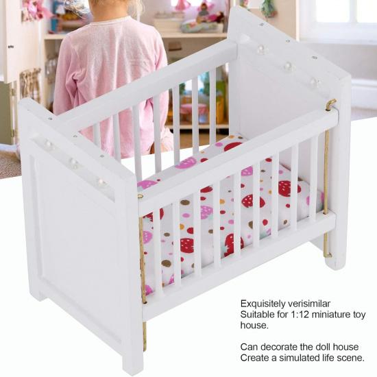 Baby Doll Bed, Babydoll Bed Baby Doll Crib Baby Doll Beds for Dollhouse for Child