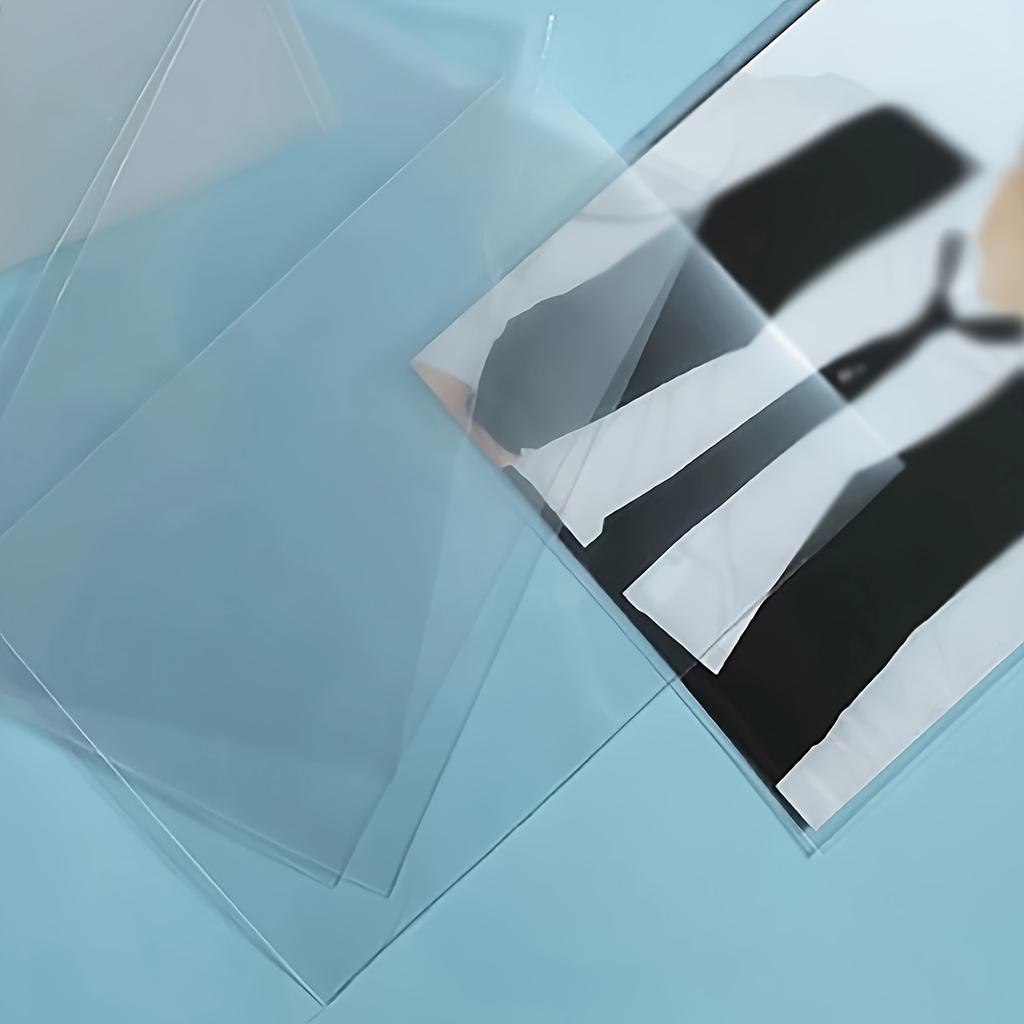 50 Stück - Transparente Karten-Schutzhüllen, Postkarten-Schutzhüllen