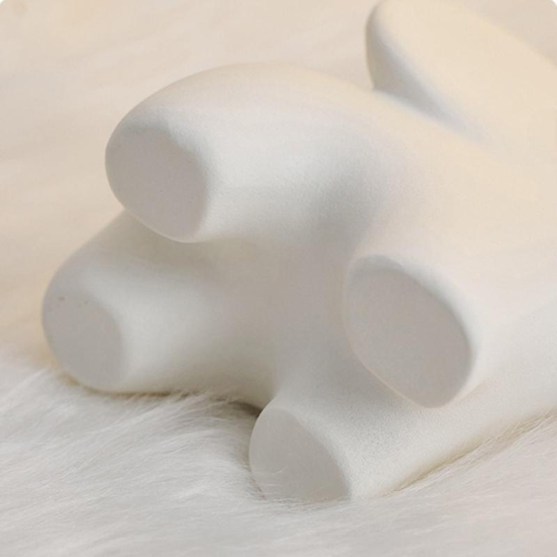 Simplified Cartoon Elephant Couple Statue Abstract Elephant Figurine Cute Animal Sculpture Home Decoration Resin Crafts Gift