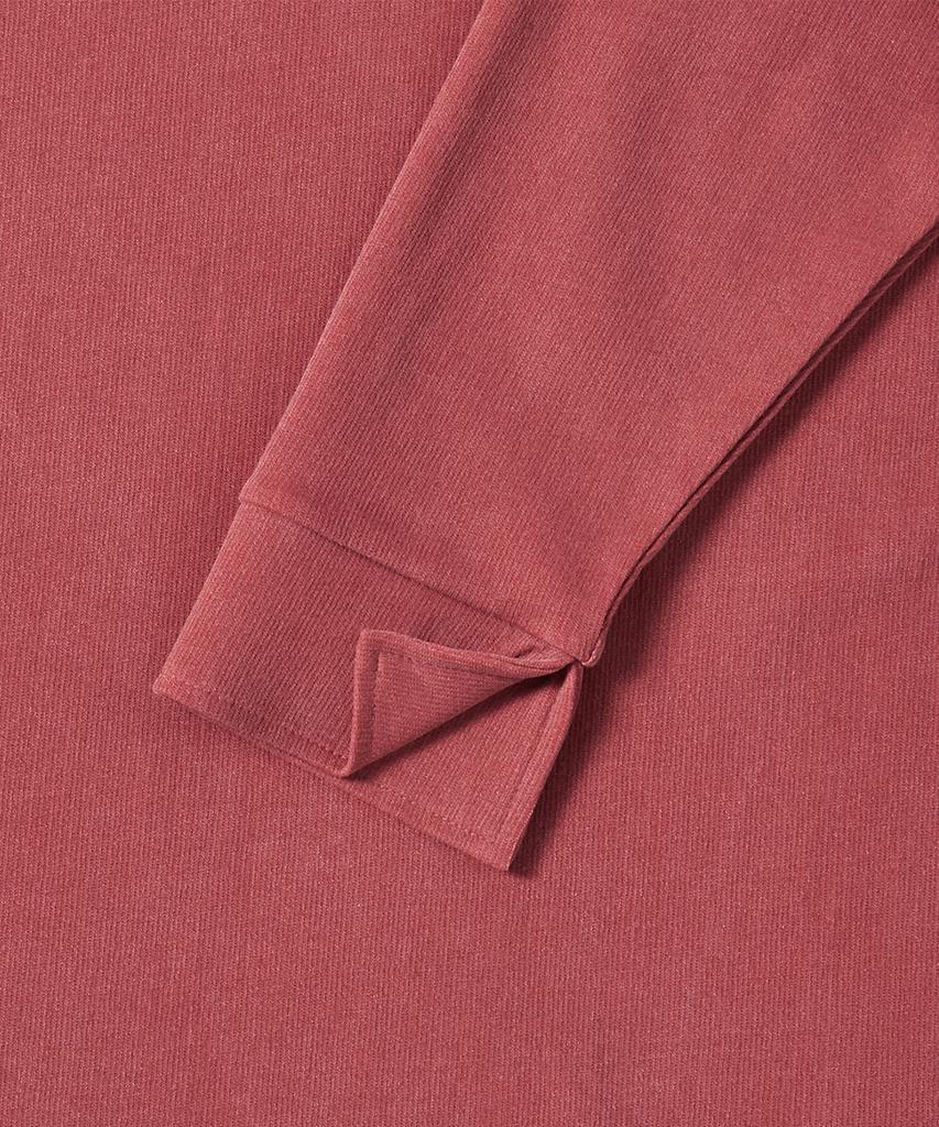 BEYOND CLOSET [Collection Line] 90S Archive Pique Sweatshirt Washed Red