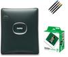 Instax Square Link Square Link Square Instax Sheets of Film Midnight (20 & Pen, Green)