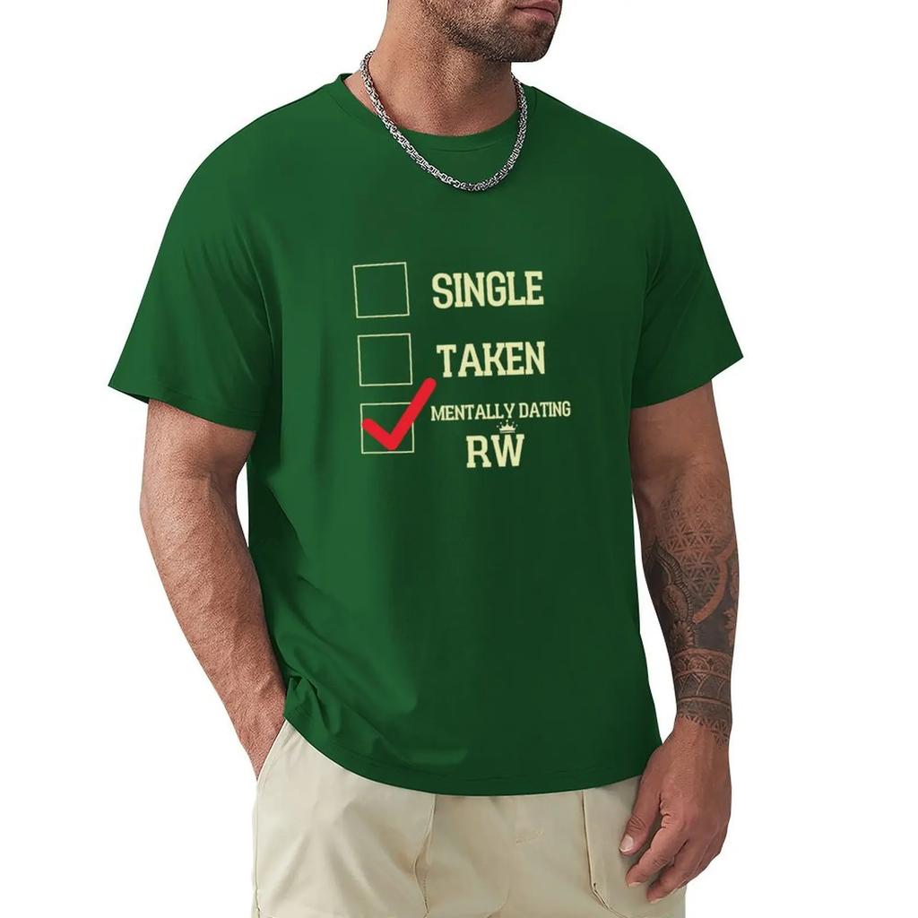 Mentally Dating Robbie Williams T-shirt Plain Quick-drying Heavy Weight T Shirts for Men