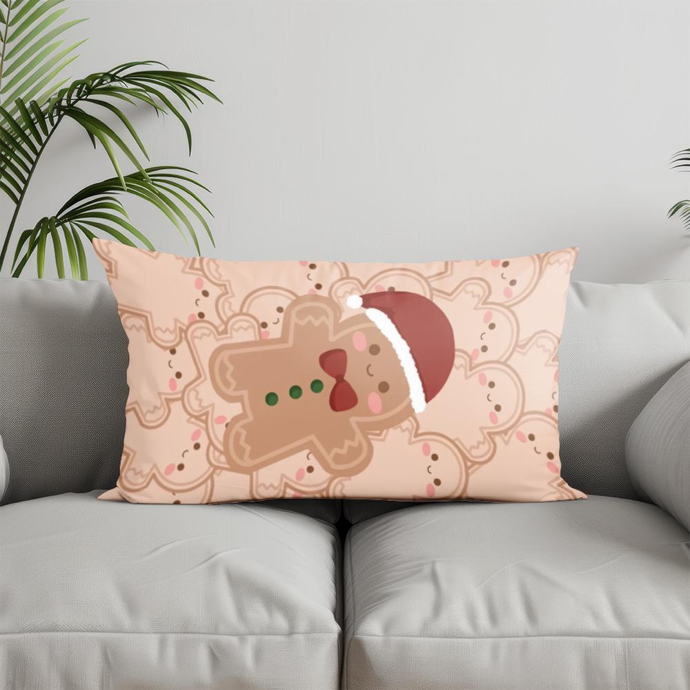 Home Decor Pinecones Pattern Decorative Pillow Suitable For Sofa Bedroom Car Pillow Cover Cushion Rectangular Back Cushion