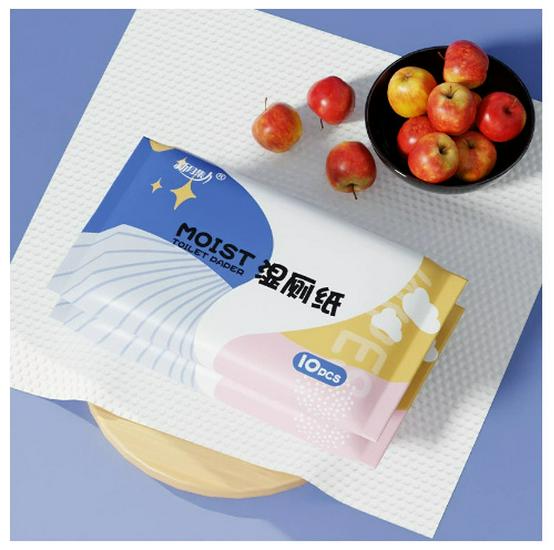 Flushable Degradable Extra Thick Wet Toilet Wipes for Private Parts